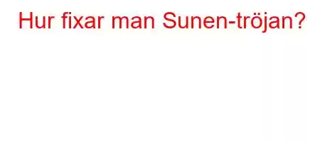 Hur fixar man Sunen-tröjan?