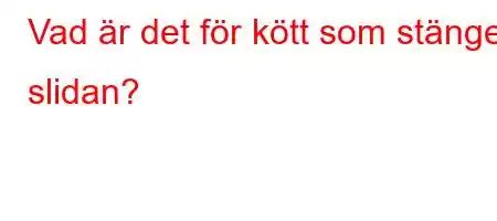 Vad är det för kött som stänger slidan?