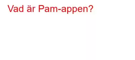 Vad är Pam-appen