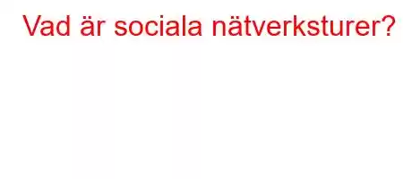 Vad är sociala nätverksturer?