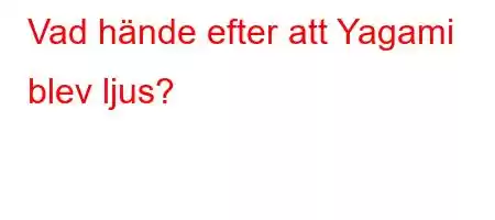 Vad hände efter att Yagami blev ljus?