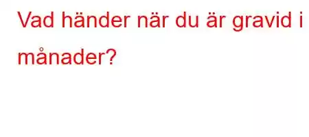 Vad händer när du är gravid i 2 månader?