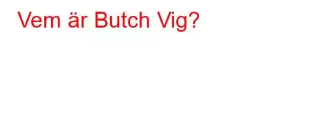 Vem är Butch Vig